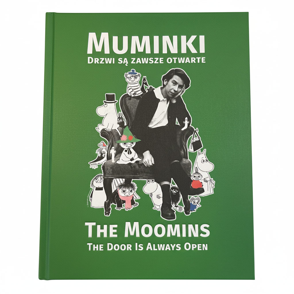 Książka Muminki Drzwi są zawsze otwarte Muzeum Kinematografii w Łodzi