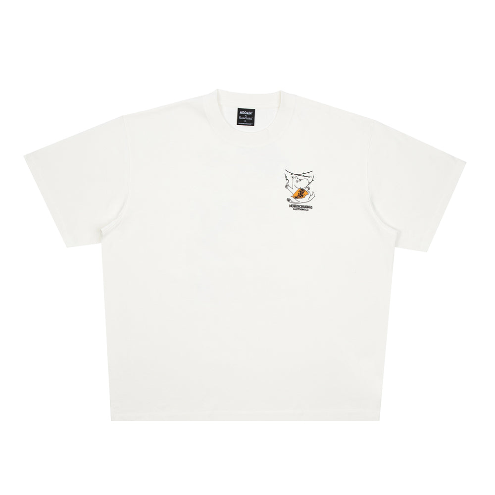 T-shirt Muminki w Dżungli biały NordicBuddies