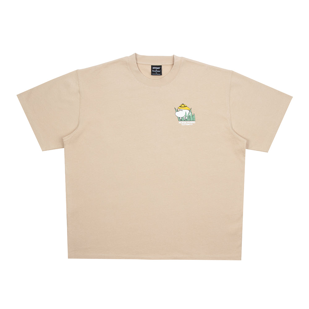 T-shirt Muminki w Dżungli beż NordicBuddies