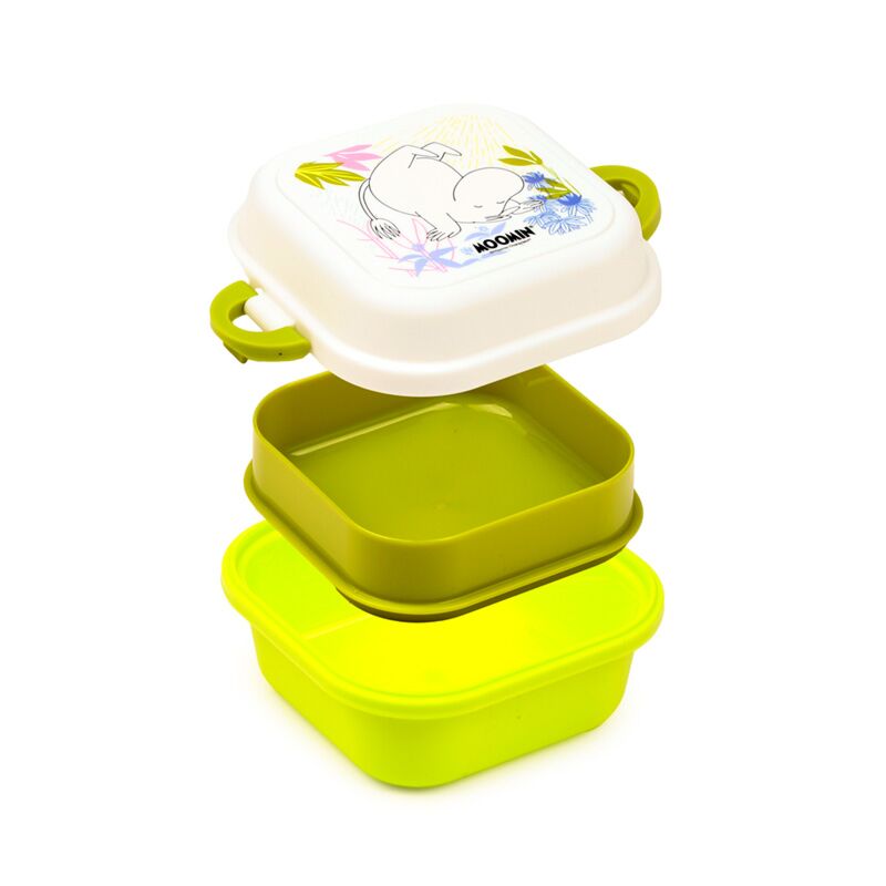 Wielowarstwowe pudełko śniadaniowe Clip Lock Bento Snack Puckator