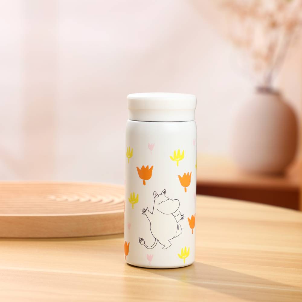 Kubek termiczny dla dzieci Muminek i kwiaty 200ml Vipo