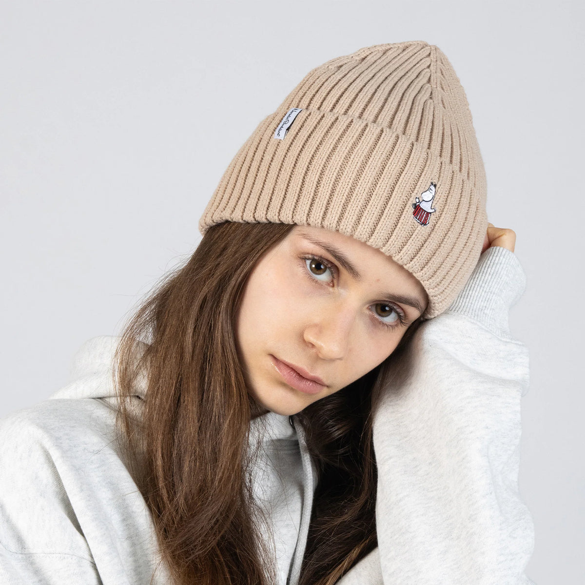 Czapka z naszywką Mama Muminka (beż) NordicBuddies