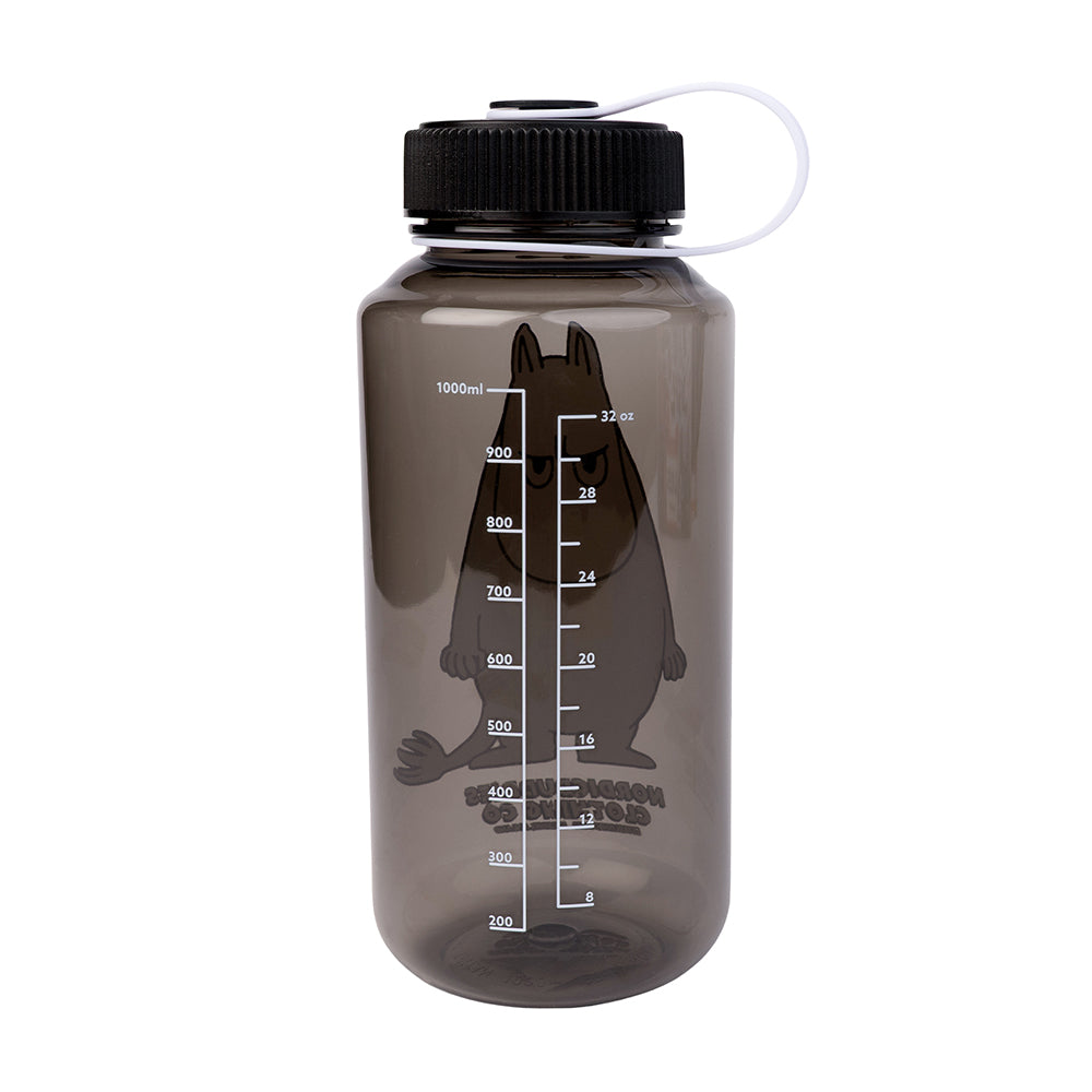 Moomintroll Angry Everyday Water Bottle Black - The Official Moomin Shop