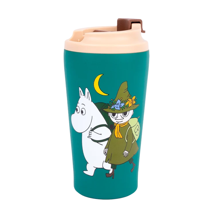 Kubek termiczny 450ml Muminek z Włóczykijem Take Away NordicBuddies