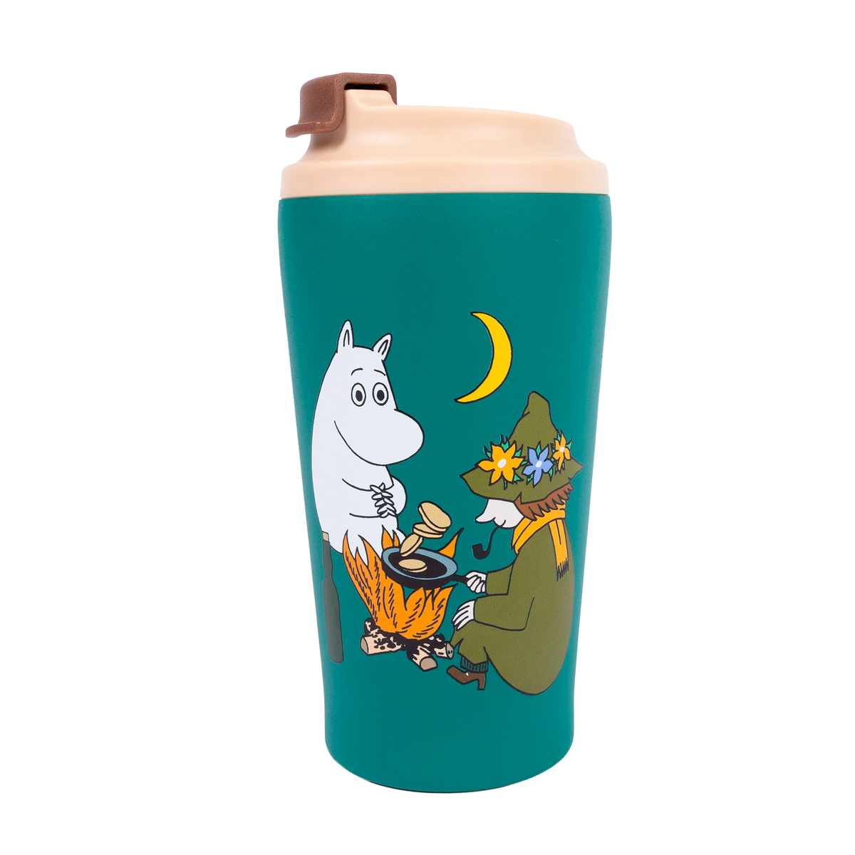 Kubek termiczny 450ml Muminek z Włóczykijem Take Away NordicBuddies