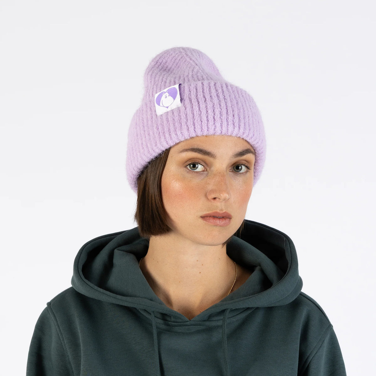 Puszysta czapka Muminki (fiolet) NordicBuddies