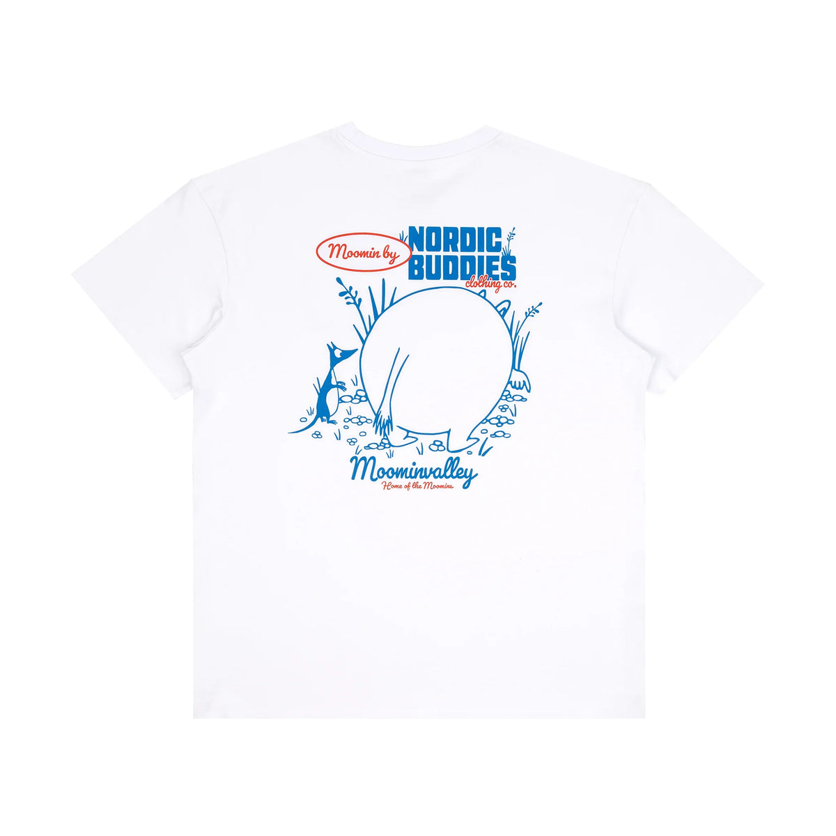 T-shirt Muminek W25 biały Nordicbuddies