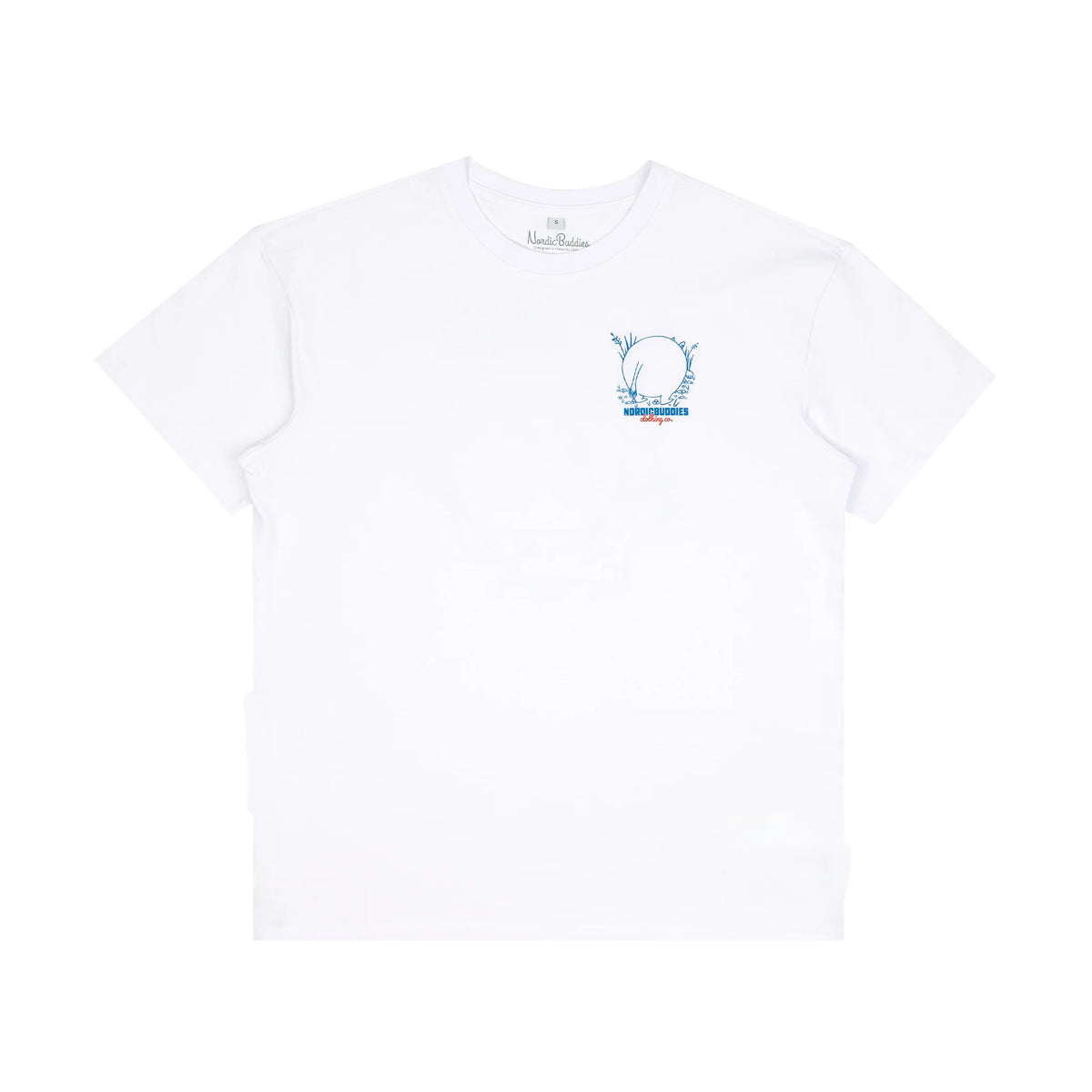 T-shirt Muminek W25 biały Nordicbuddies