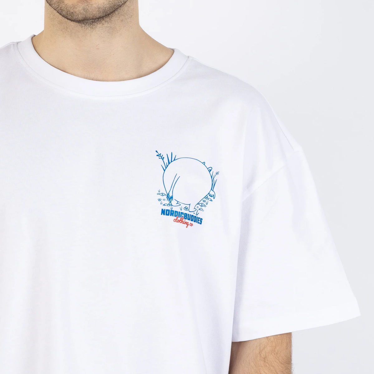T-shirt Muminek W25 biały Nordicbuddies