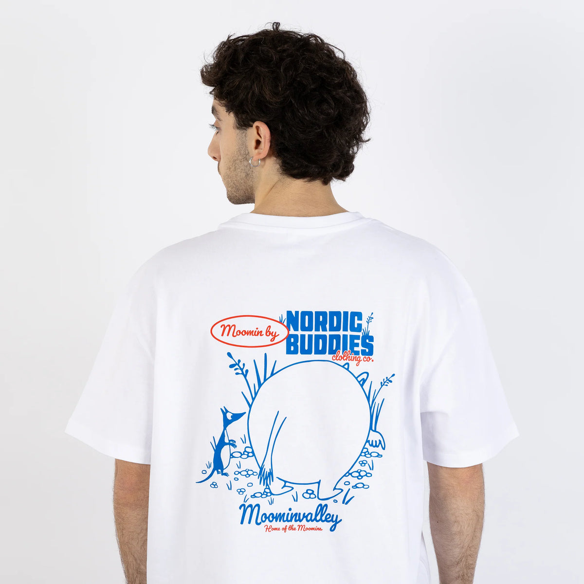 T-shirt Muminek W25 biały Nordicbuddies