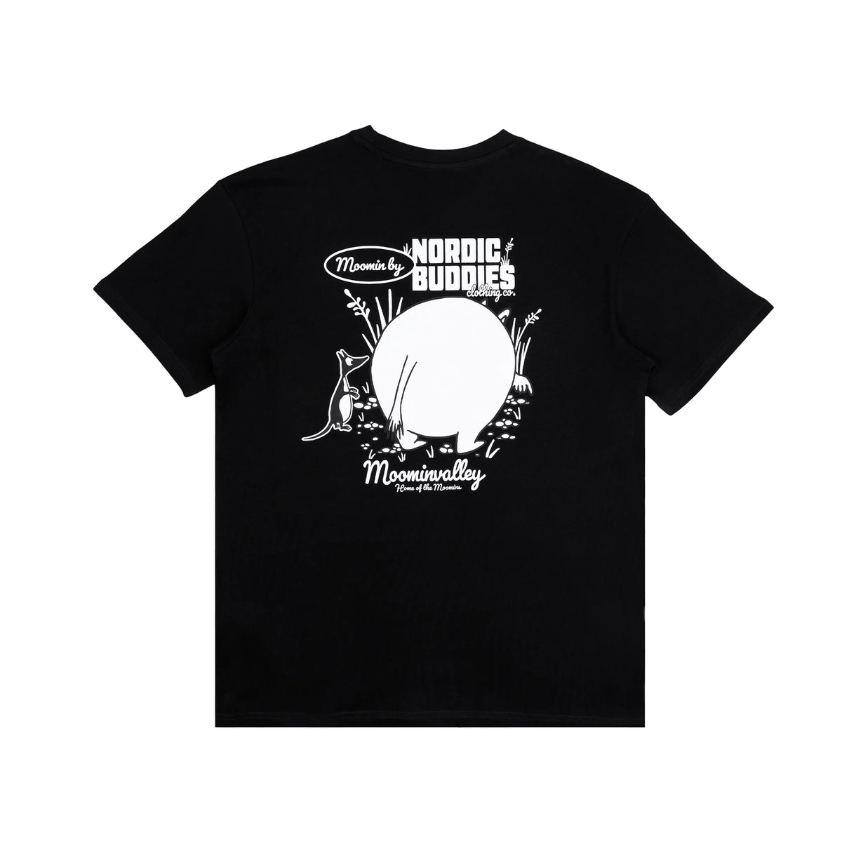 T-shirt Muminek W25 czarny NordicBuddies