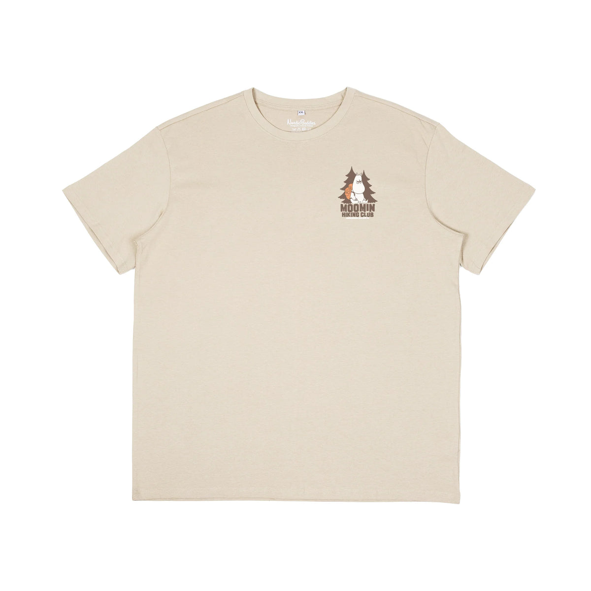 T-shirt Muminki Hiking Club W25 beż Nordicbuddies