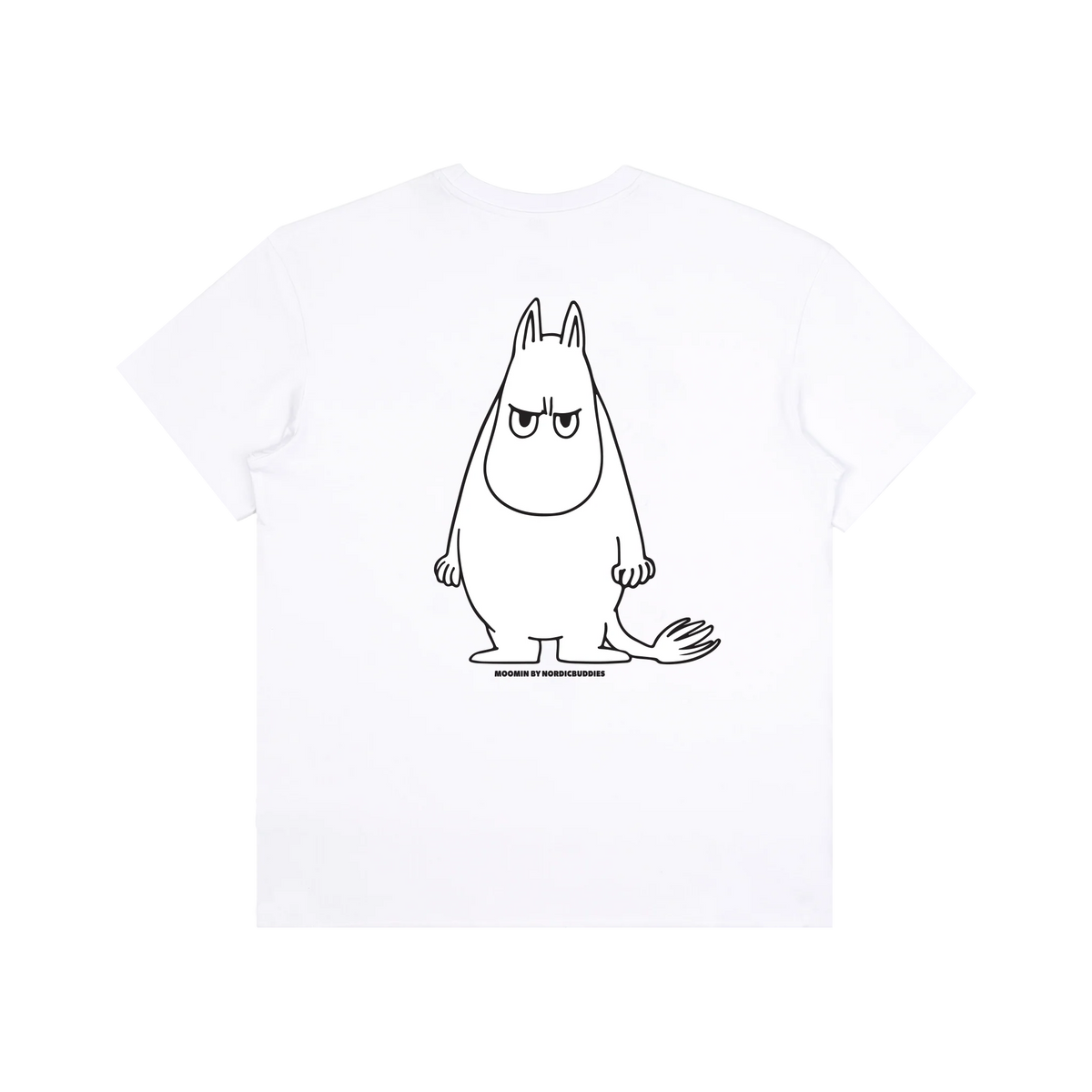 T-shirt Niezadowolony Muminek (biały) NordicBuddies