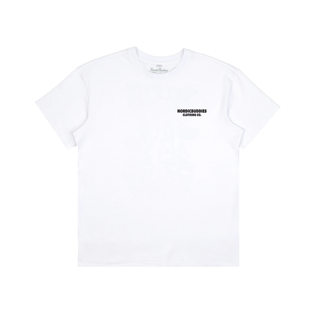 T-shirt Niezadowolony Muminek (biały) NordicBuddies