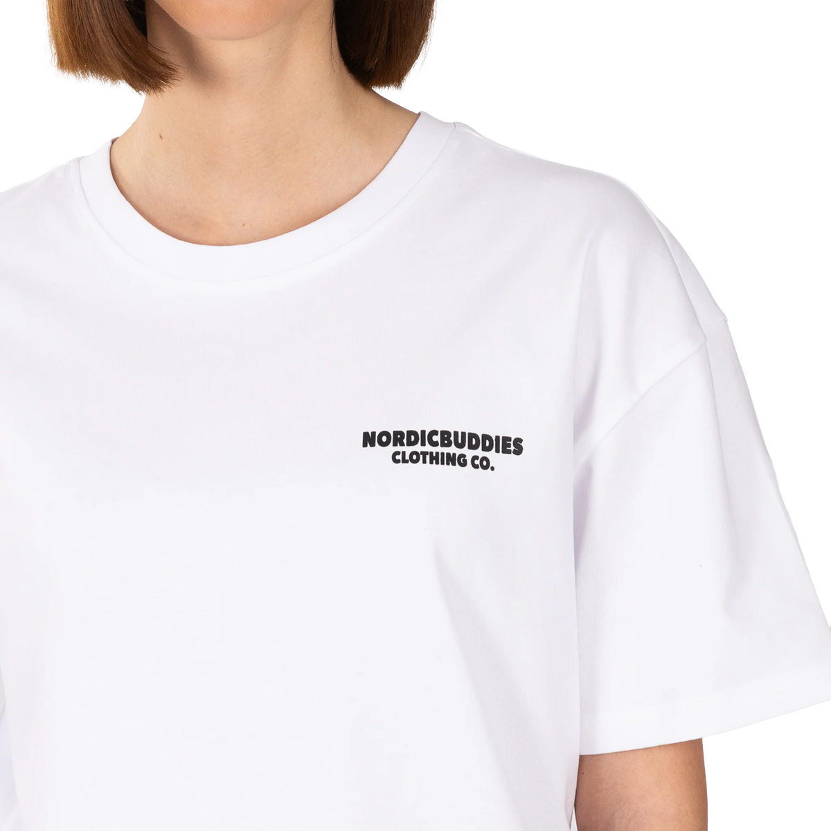 T-shirt Niezadowolony Muminek (biały) NordicBuddies