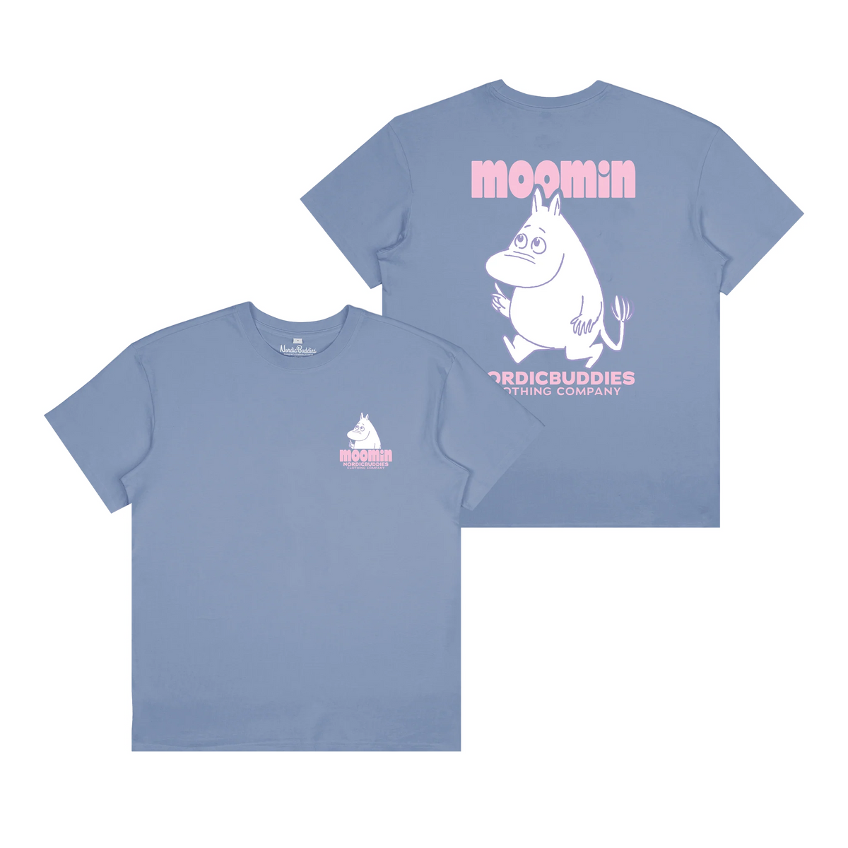 T-shirt Muminek (niebieski) NordicBuddies