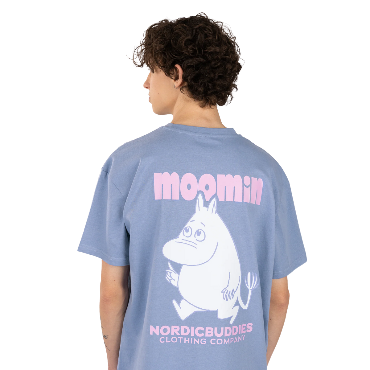 T-shirt Muminek (niebieski) NordicBuddies