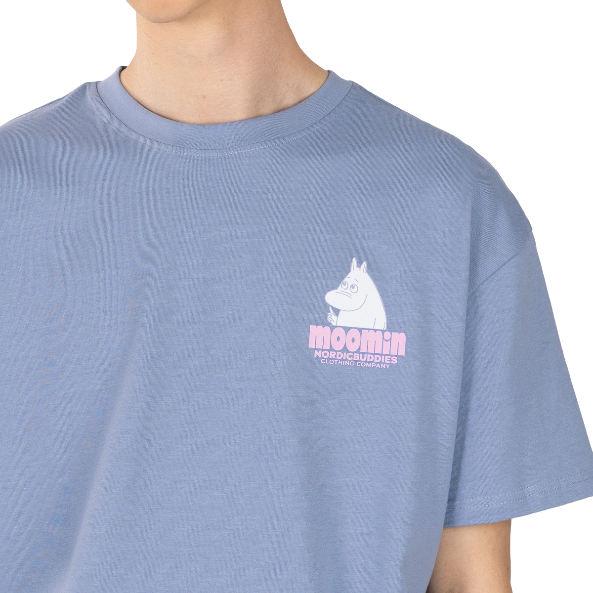 T-shirt Muminek (niebieski) NordicBuddies
