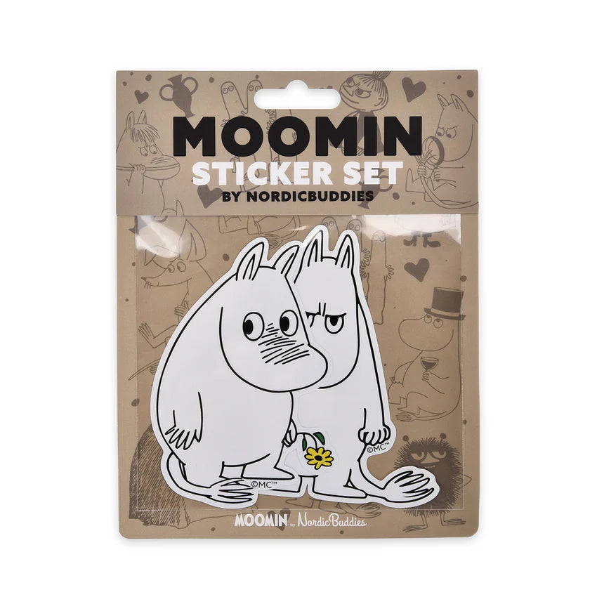 Zestaw 2 naklejek Niezadowolony Muminek XL Nordicbuddies