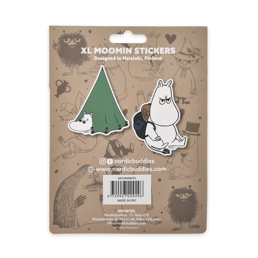 Zestaw 2 naklejek Muminek przygoda XL Nordicbuddies