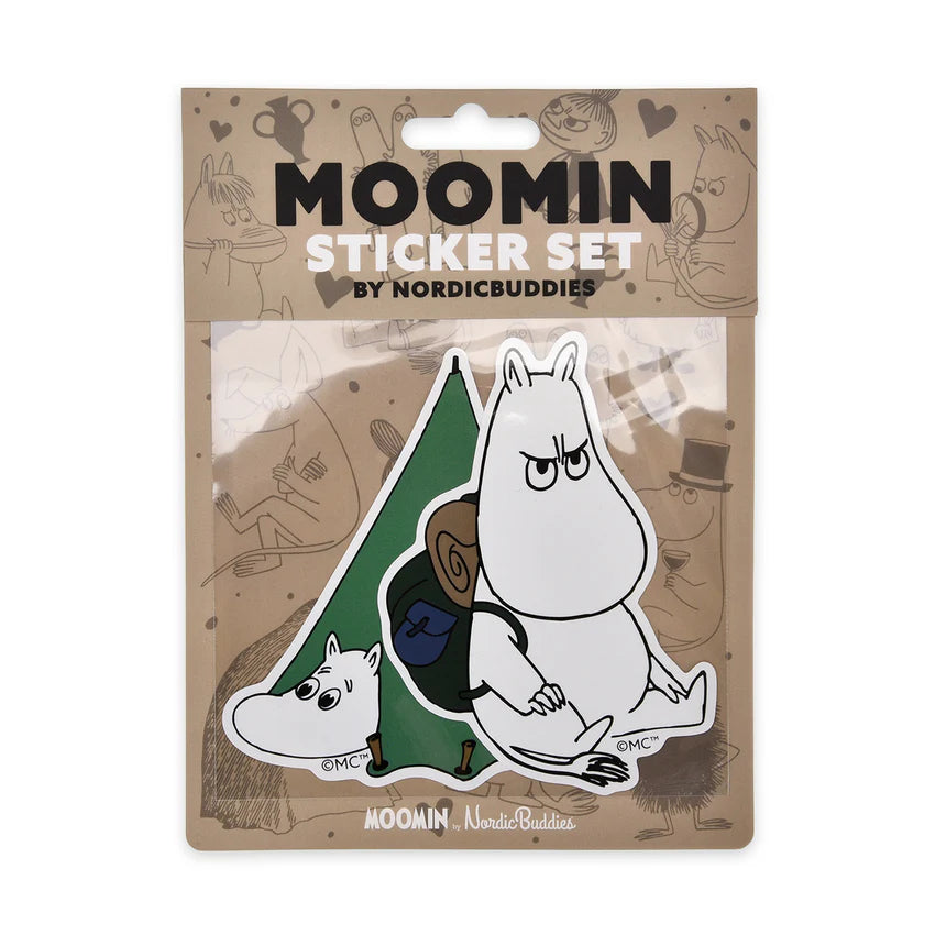 Zestaw 2 naklejek Muminek przygoda XL Nordicbuddies