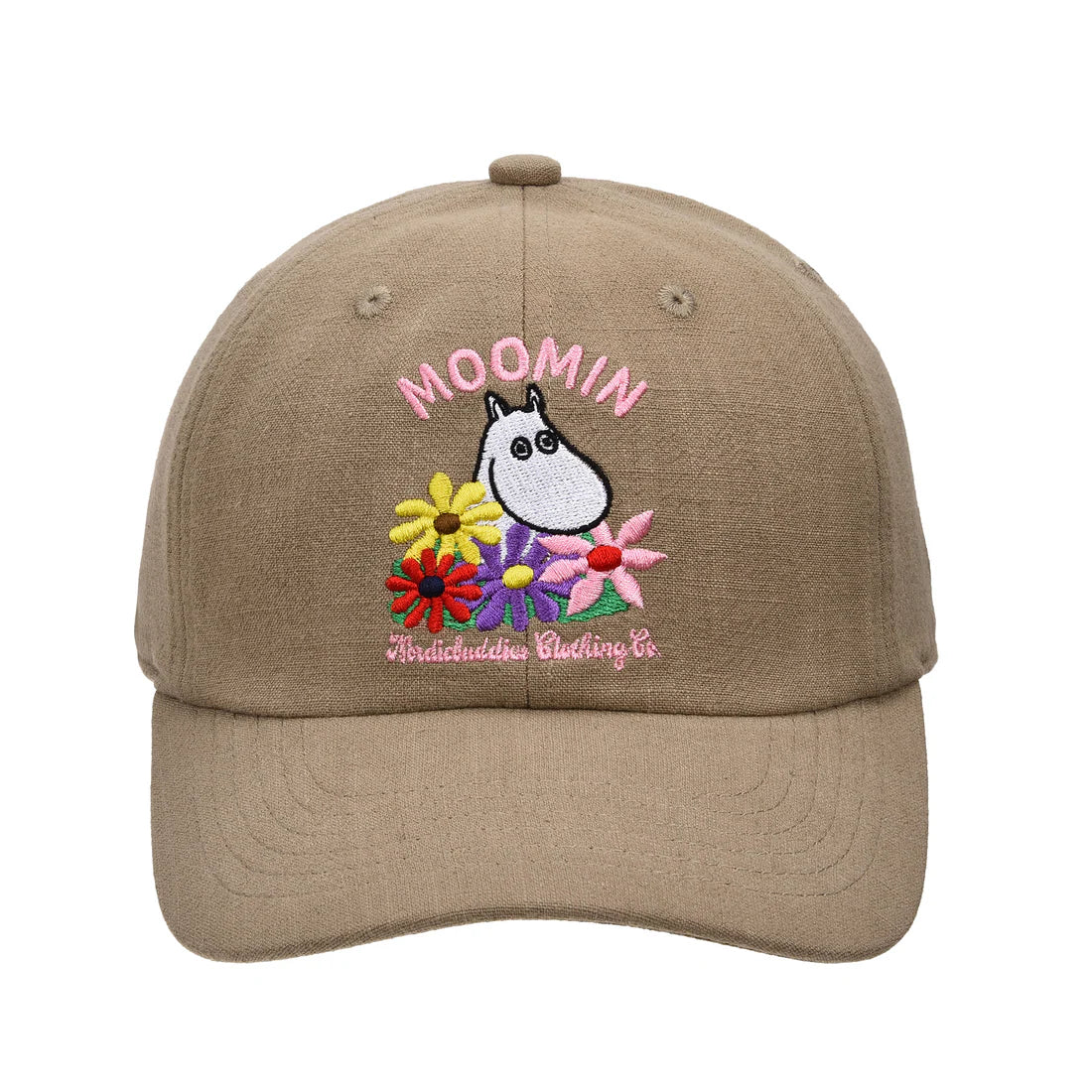 Czapka Muminek wśród kwiatów (beżowa) NordicBuddies