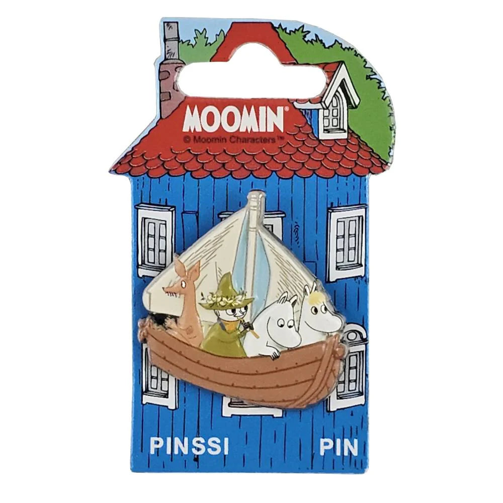 Przypinka Muminki na łodzi TMF Trade
