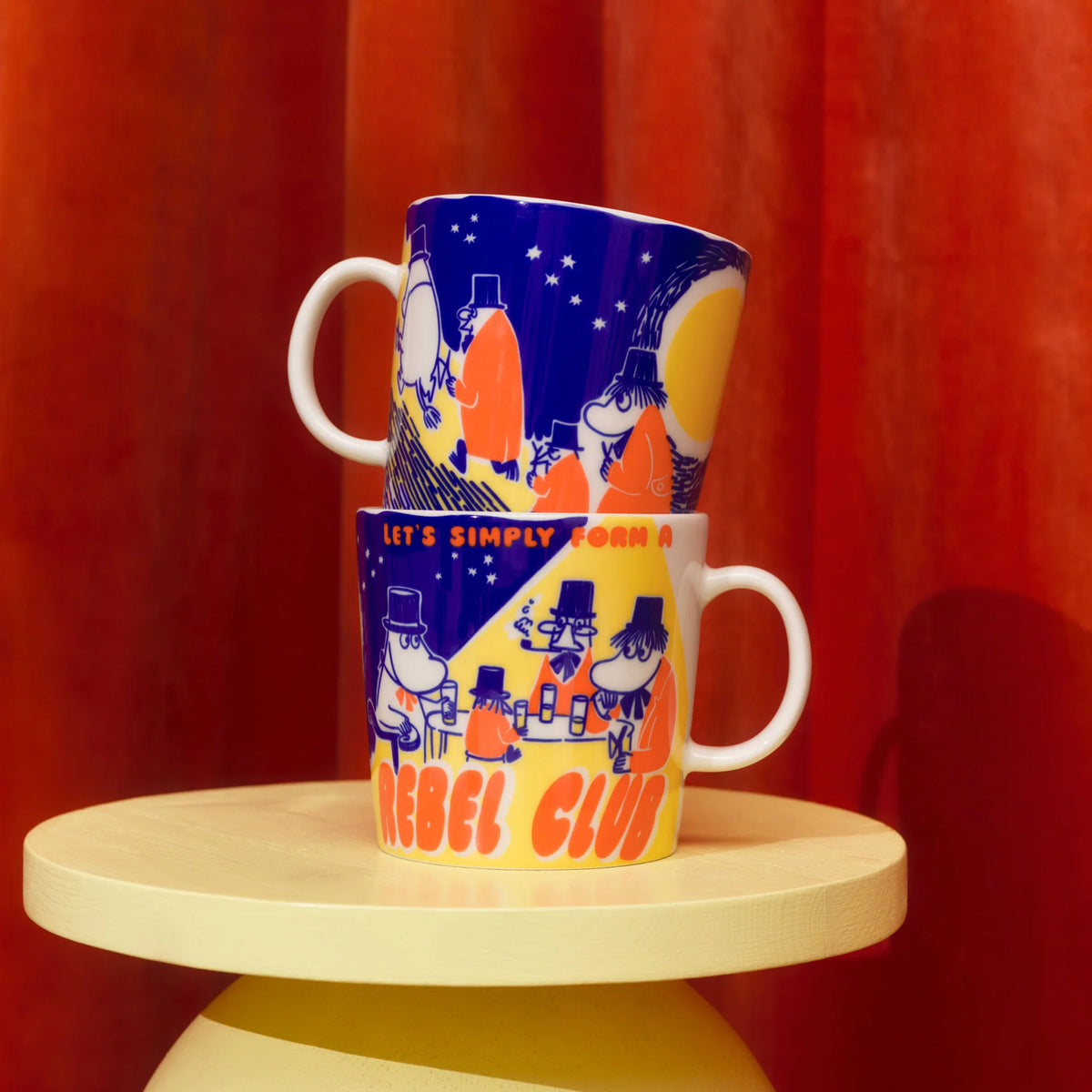 Kubek porcelanowy 400ml Muminki Rebel Club Moomin Arabia