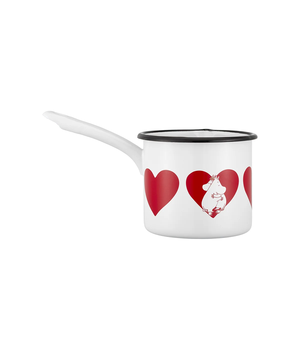 Rondel emaliowany 1300 ml Muminki Heart Muurla