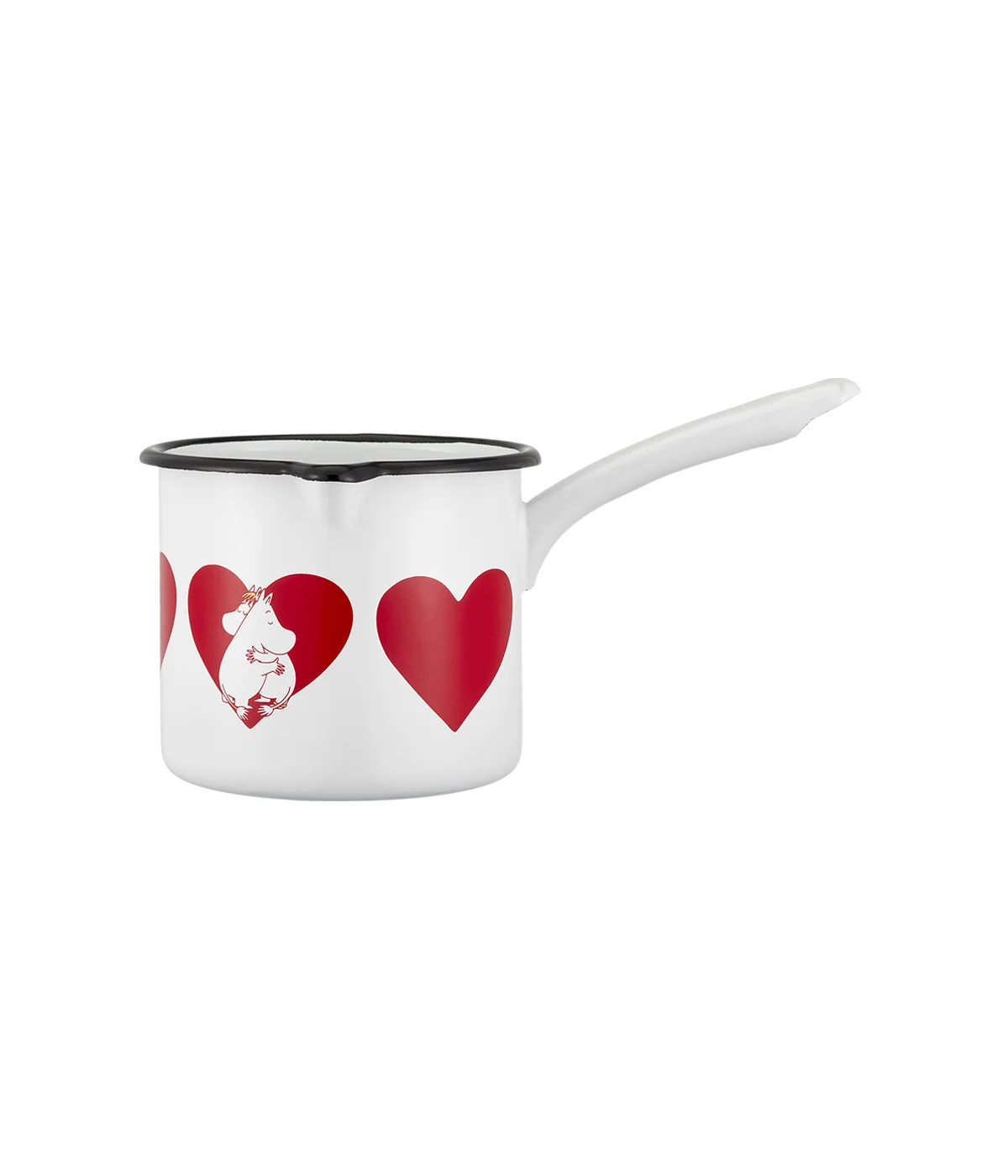 Rondel emaliowany 1300 ml Muminki Heart Muurla