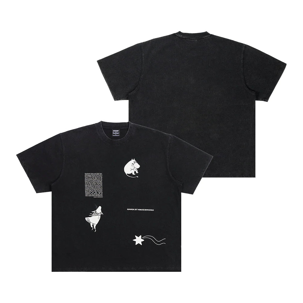 T-shirt Kometa nad Doliną Muminków czarny NordicBuddies