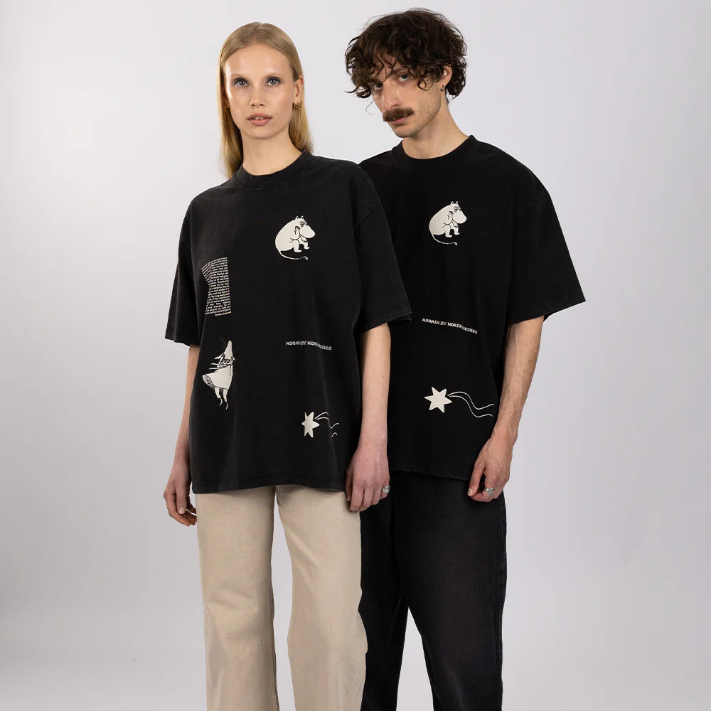 T-shirt Kometa nad Doliną Muminków czarny NordicBuddies