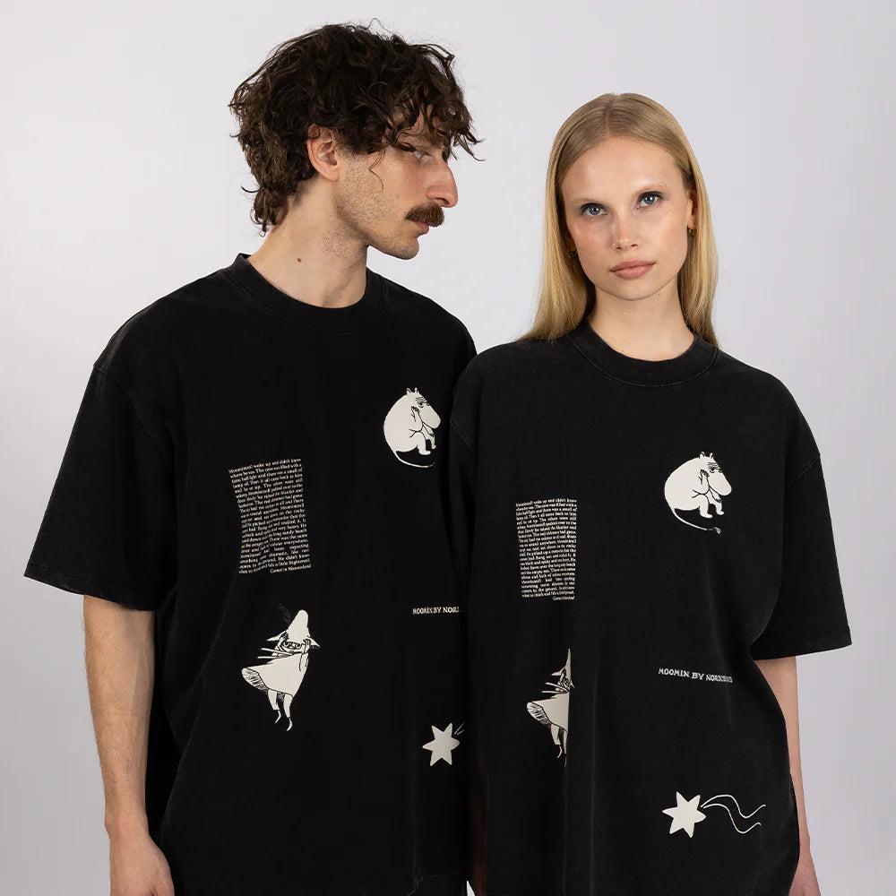 T-shirt Kometa nad Doliną Muminków czarny NordicBuddies