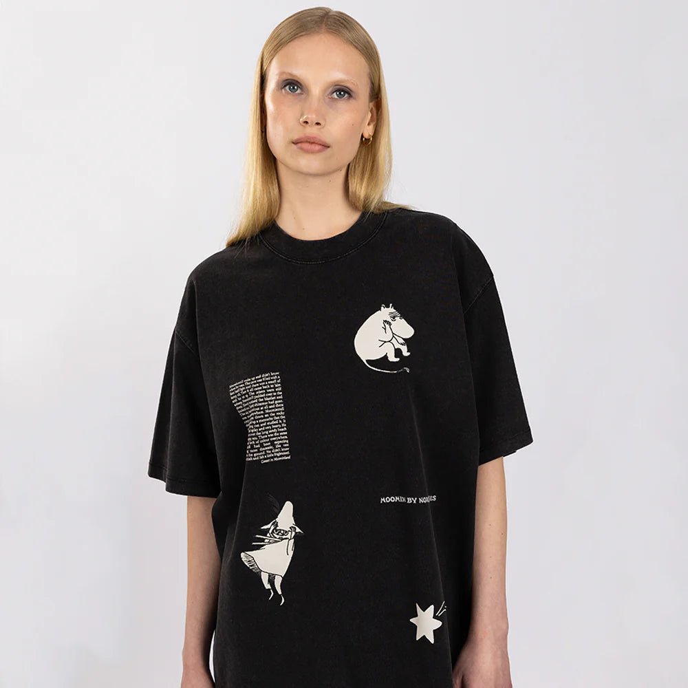 T-shirt Kometa nad Doliną Muminków czarny NordicBuddies