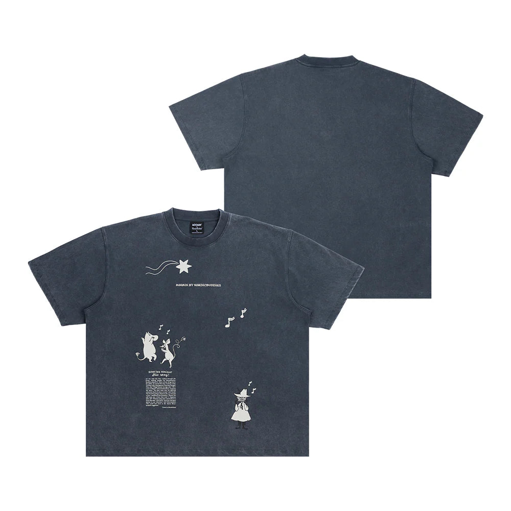 T-shirt Kometa nad Doliną Muminków niebieski NordicBuddies