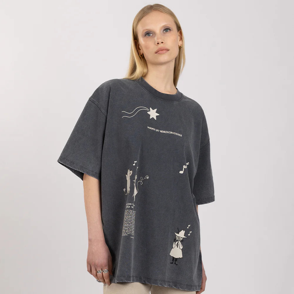 T-shirt Kometa nad Doliną Muminków niebieski NordicBuddies