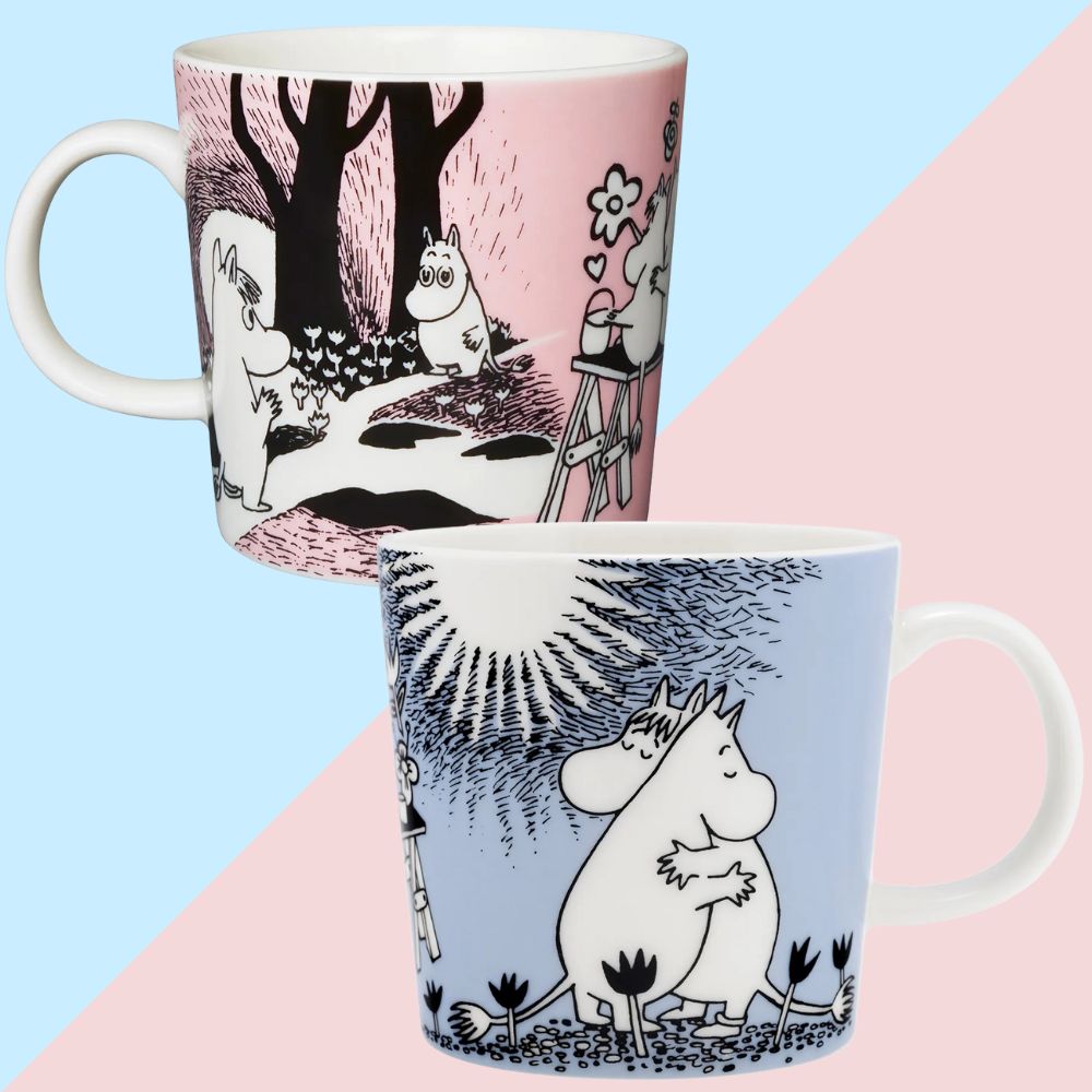 Zestaw 2 szt. kubków porcelanowych 300ml Love - Moomin Arabia