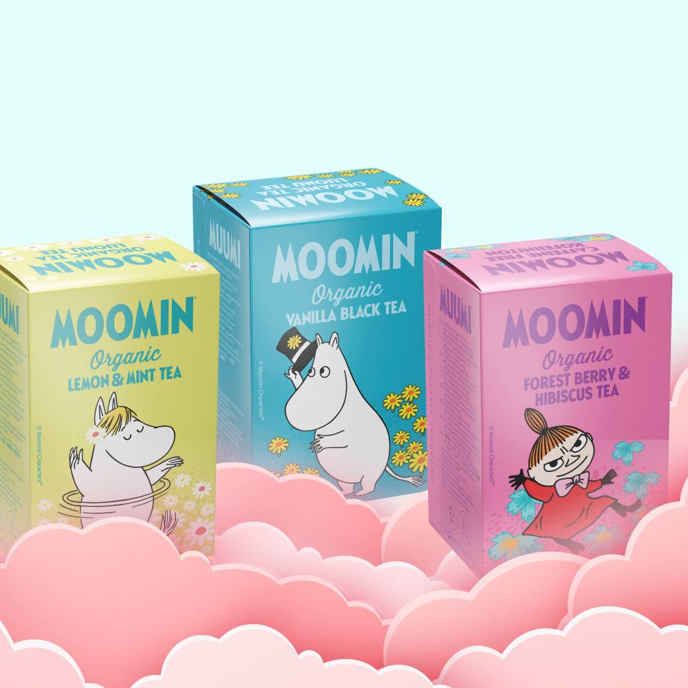 Herbata organiczna w torebkach Tata Muminka (wanilia) Nordqvist