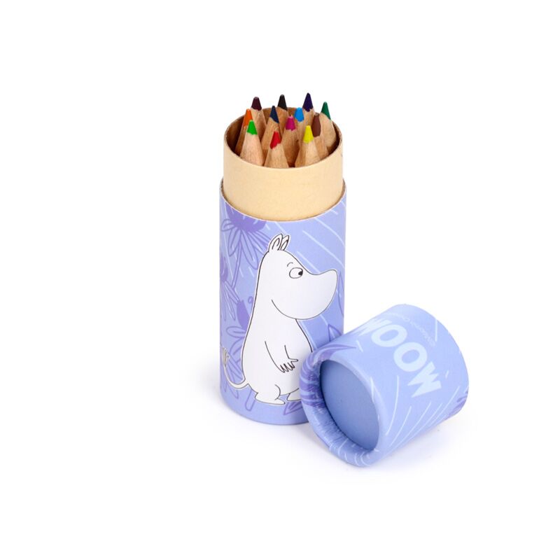 Kredki w tubie 12szt Muminki Puckator