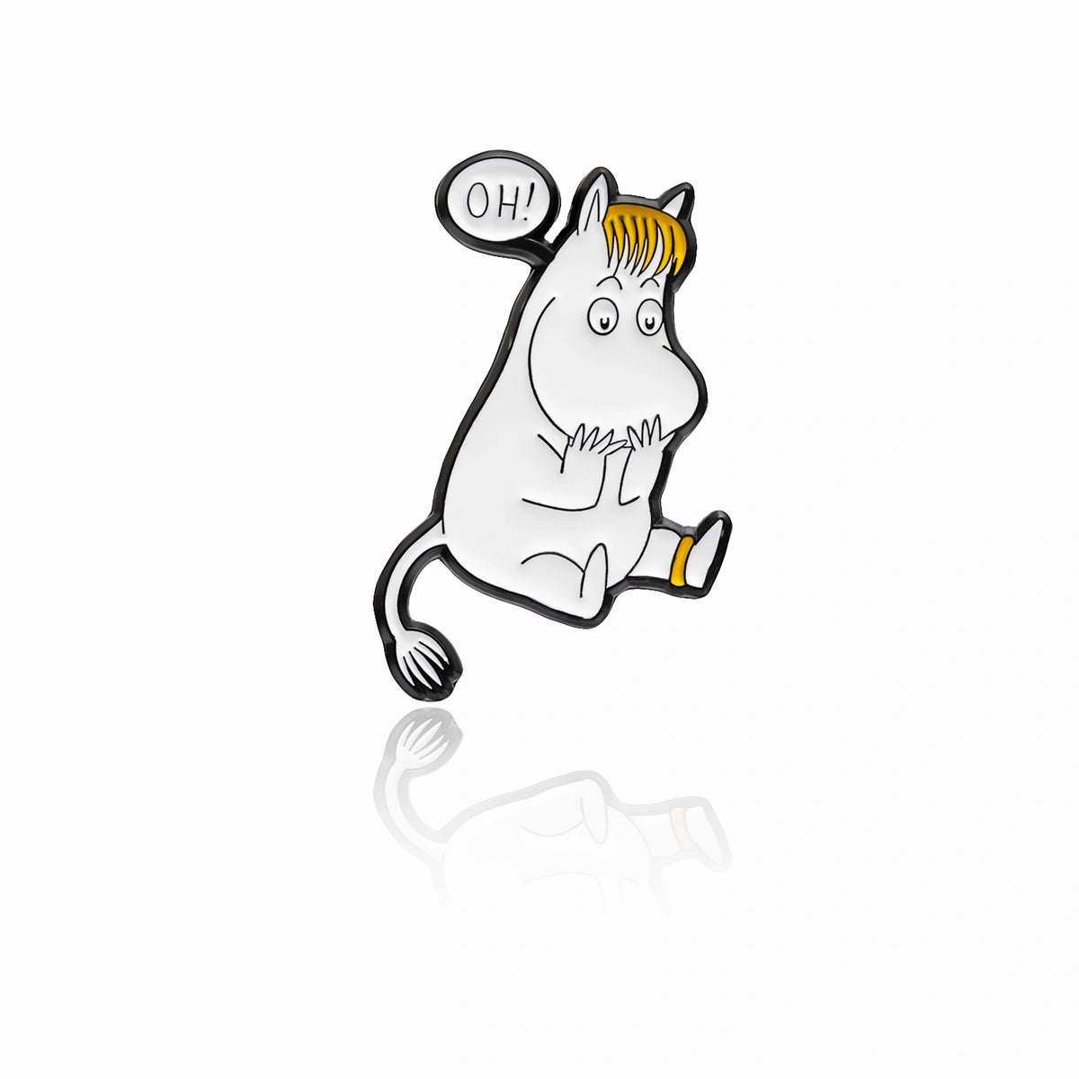 Przypinka Pin Migotka &quot;Oh&quot; (metal) Muminki
