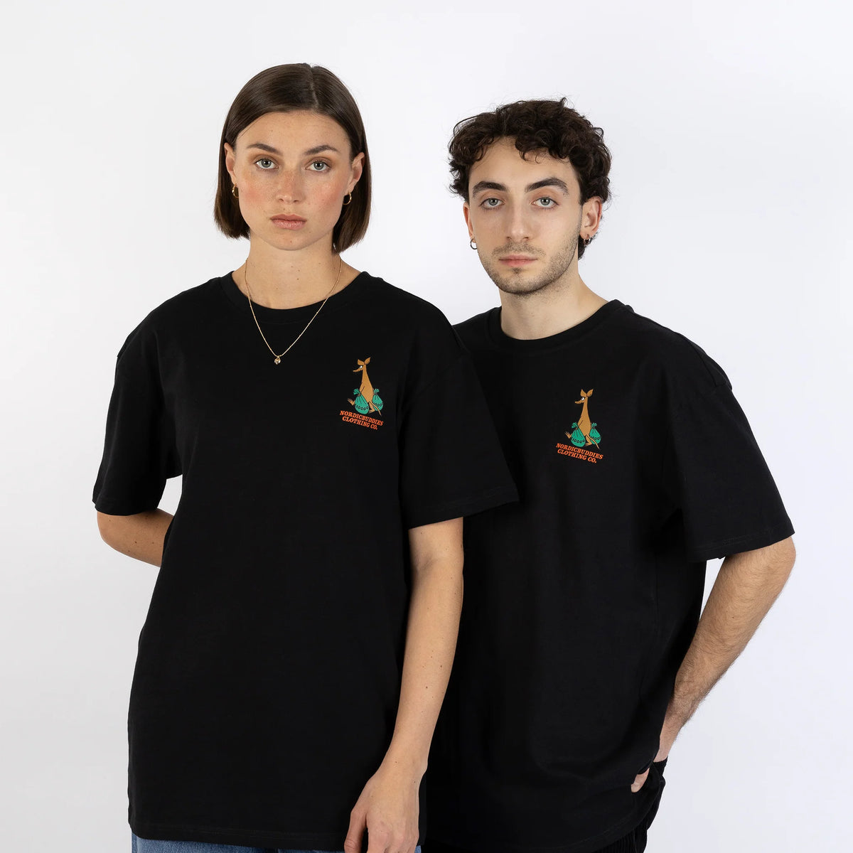 T-shirt Ryjek W25 czarny NordicBuddies