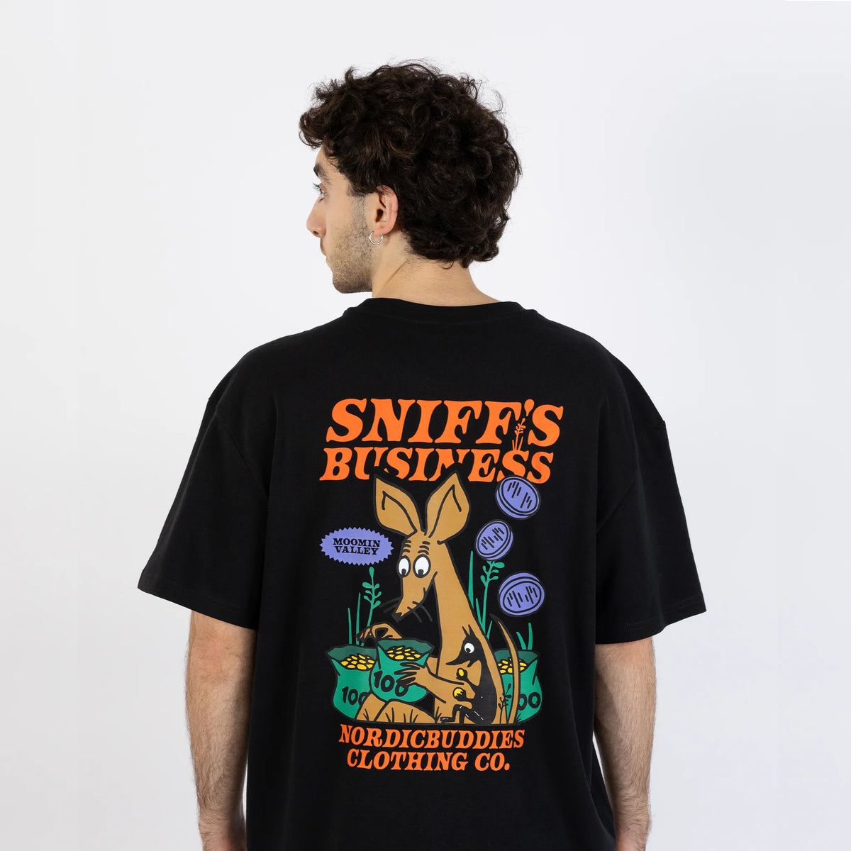 T-shirt Ryjek W25 czarny NordicBuddies