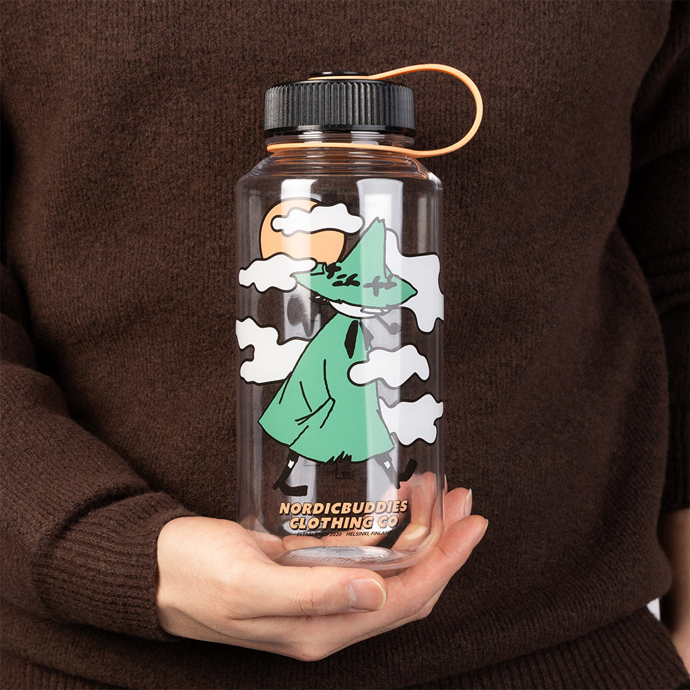 Snufkin Temperament Everyday Water Bottle Beige - The Official Moomin Shop
