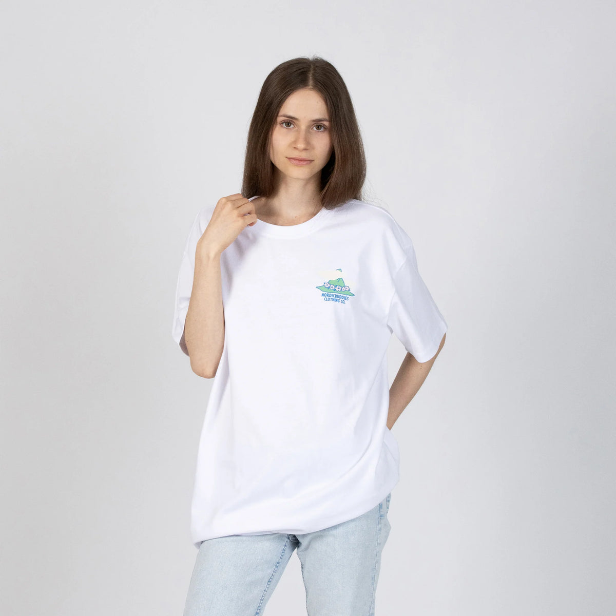 T-shirt Włóczykij w górach - Nordicbuddies