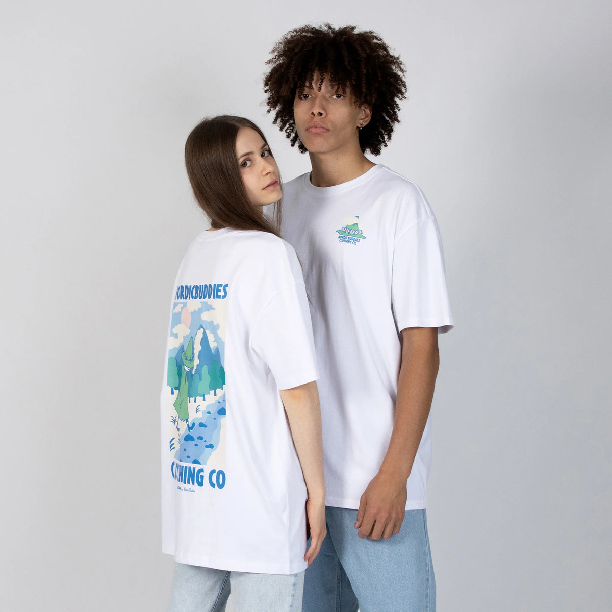 T-shirt Włóczykij w górach - Nordicbuddies