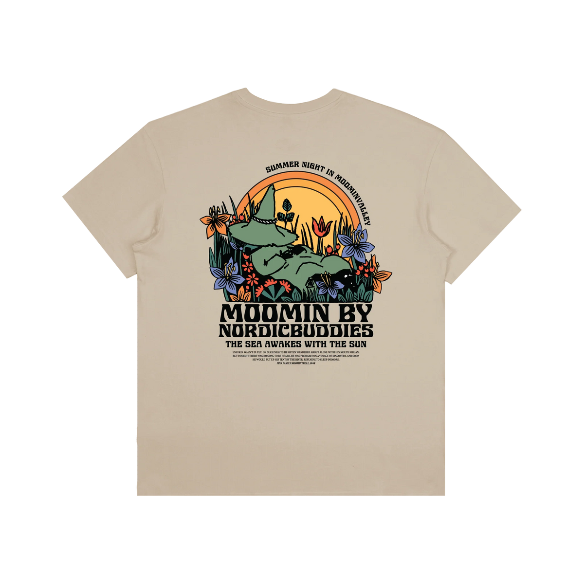 T-shirt Włóczykij (beżowy) NordicBuddies