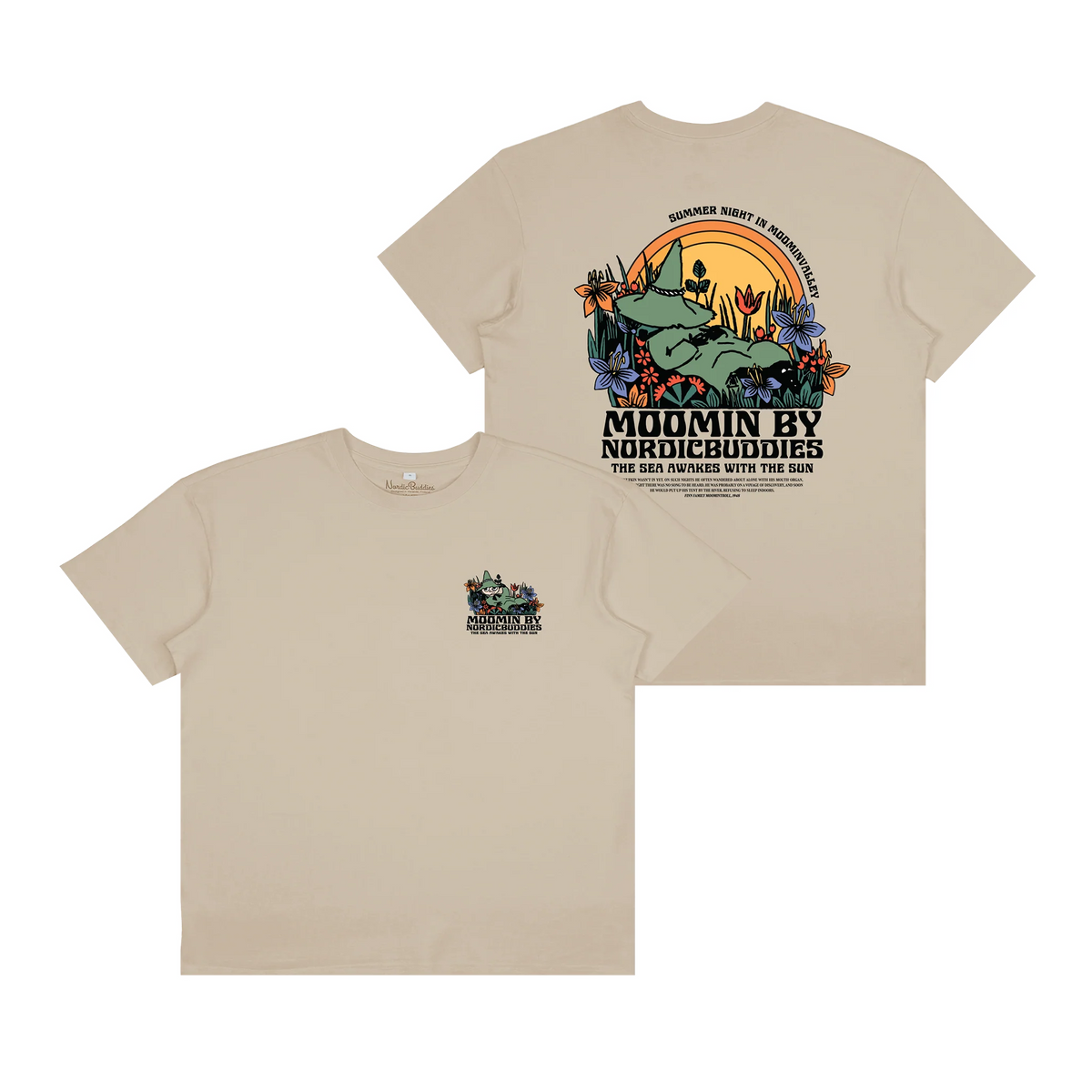 T-shirt Włóczykij (beżowy) NordicBuddies