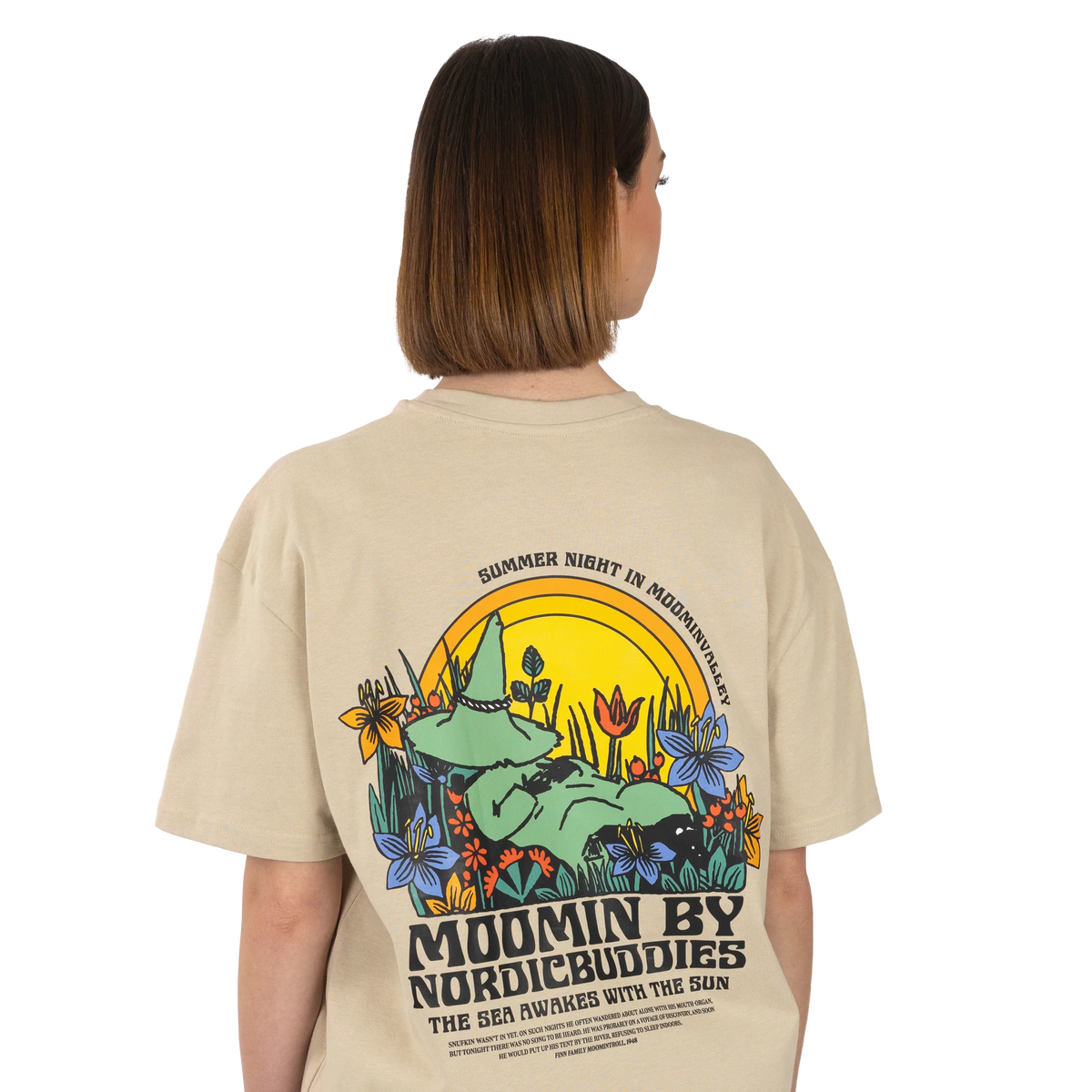 T-shirt Włóczykij (beżowy) NordicBuddies