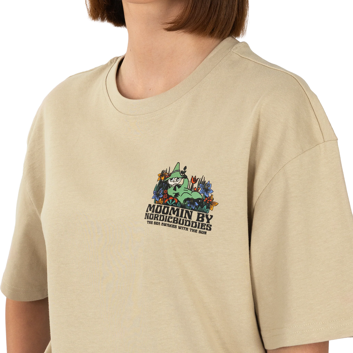T-shirt Włóczykij (beżowy) NordicBuddies