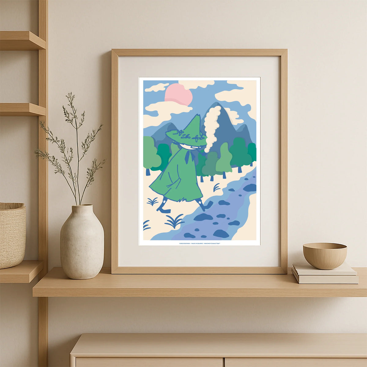Plakat 30x40 Włóczykij NordicBuddies